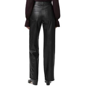 Paige Sasha Wide Leg Faux Leather Jeans